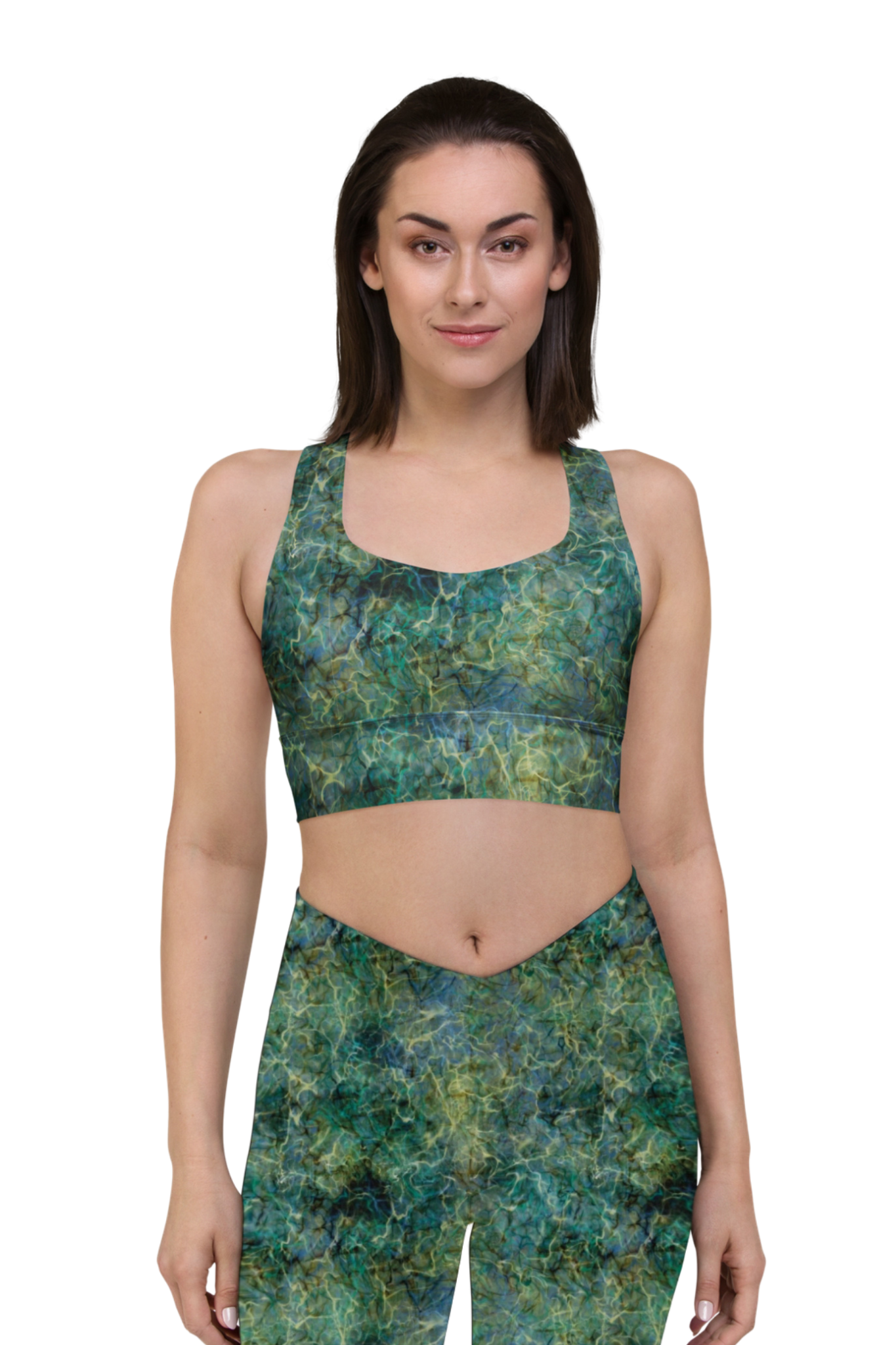 Labradorite Longline Sports Bra