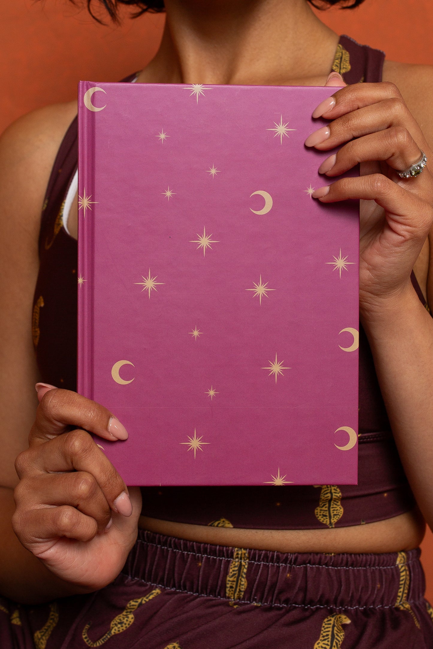 Magenta Celestial Print Yoga / Mindfulness Journal