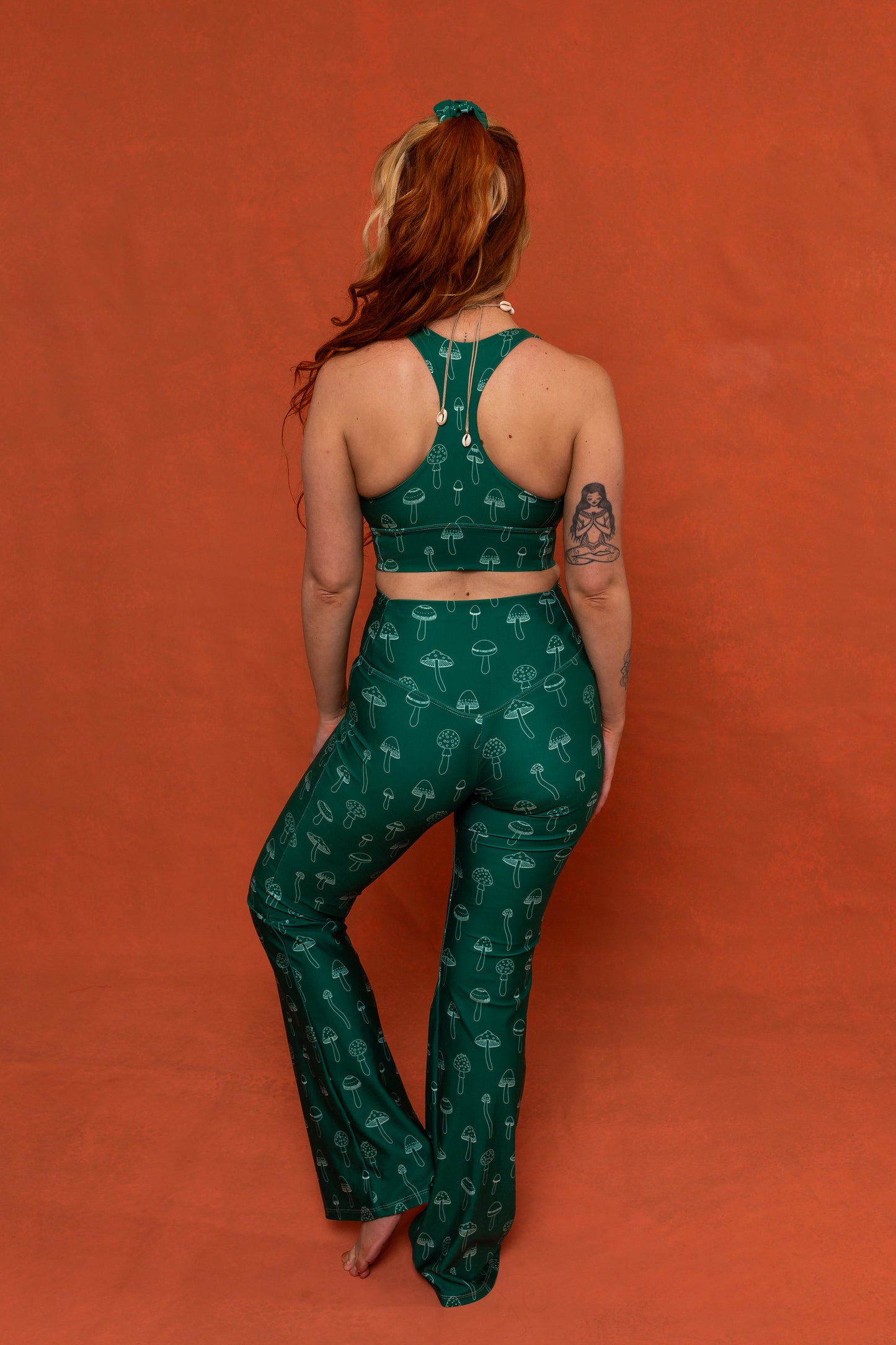 Mushroom Recycled Flare Leggings