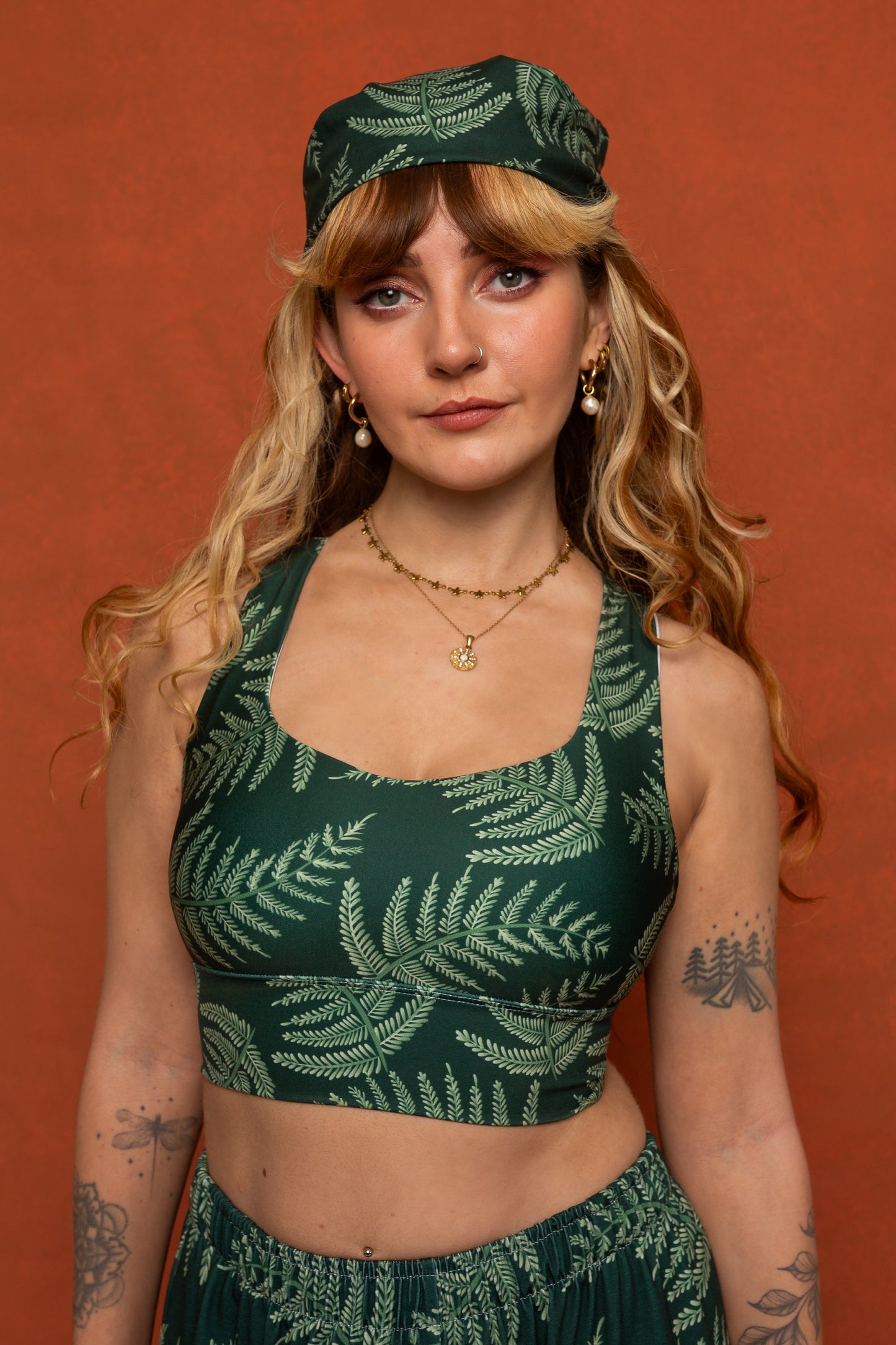 Fern Print Recycled Bandana