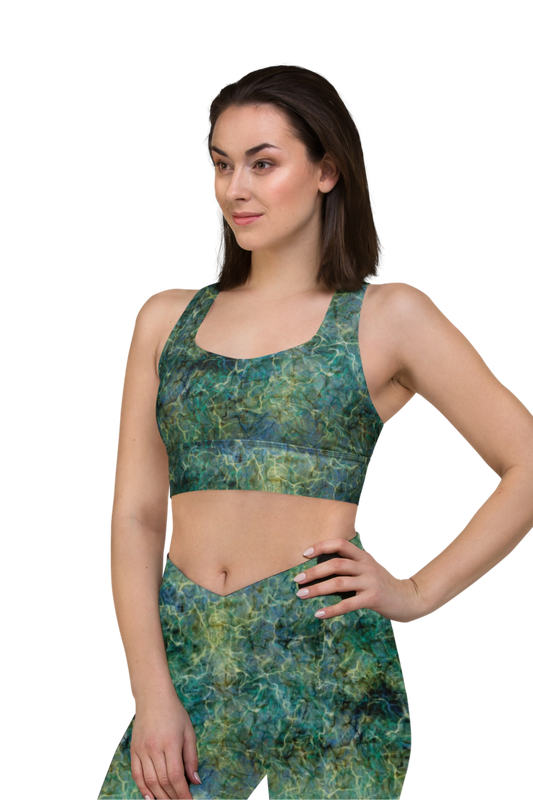 Labradorite Longline Sports Bra