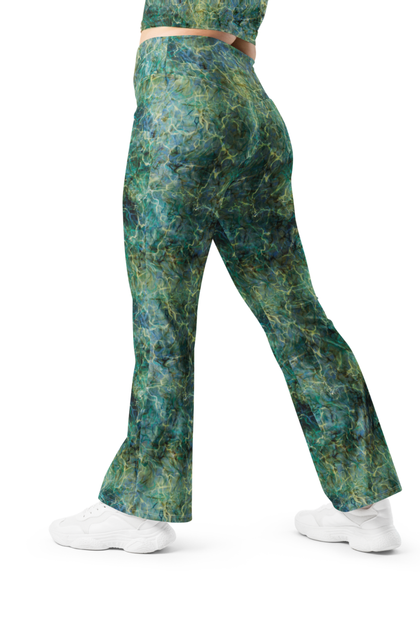 Labradorite Recycled Flare leggings