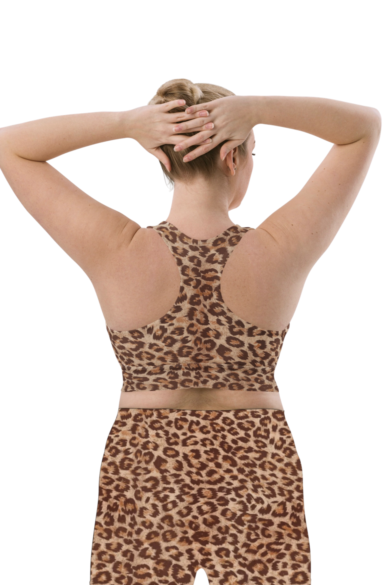 Leopard Longline Sports Bra