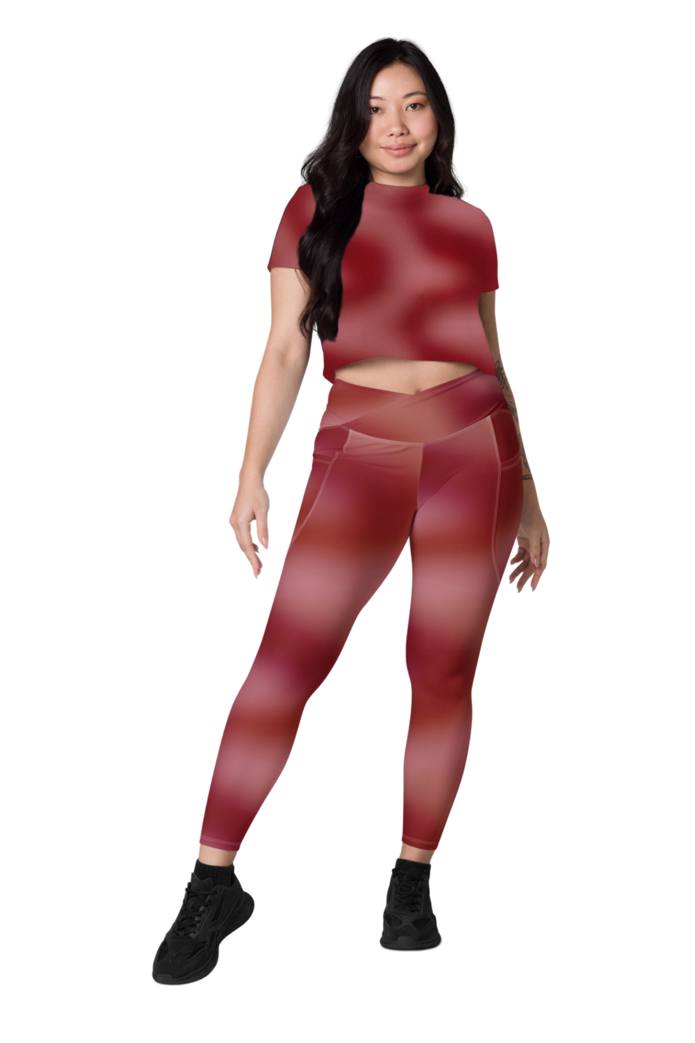 Aura Recycled Crossover Leggings