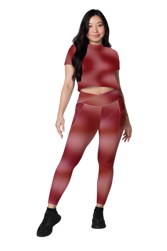 Aura Recycled Crossover Leggings