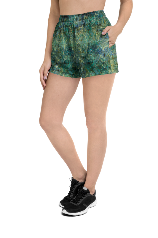 Labradorite Print Recycled Shorts