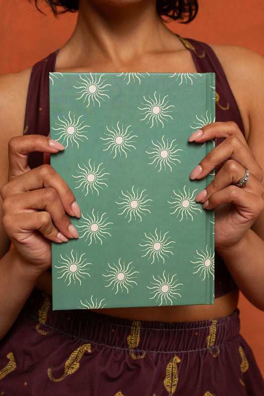 Sage Sun Print Yoga / Mindfulness Journal