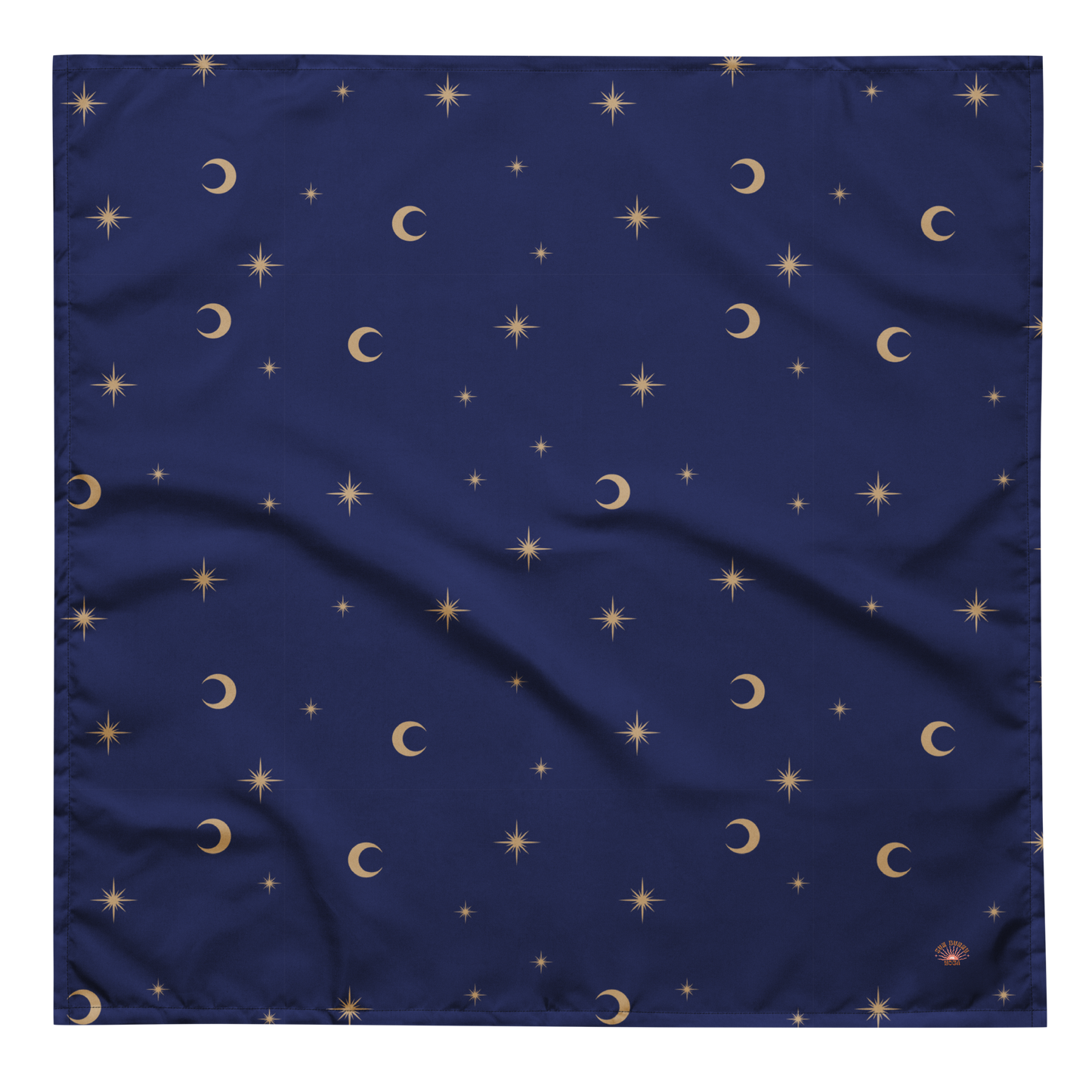 Celestial Print (Navy) Recycled Bandana