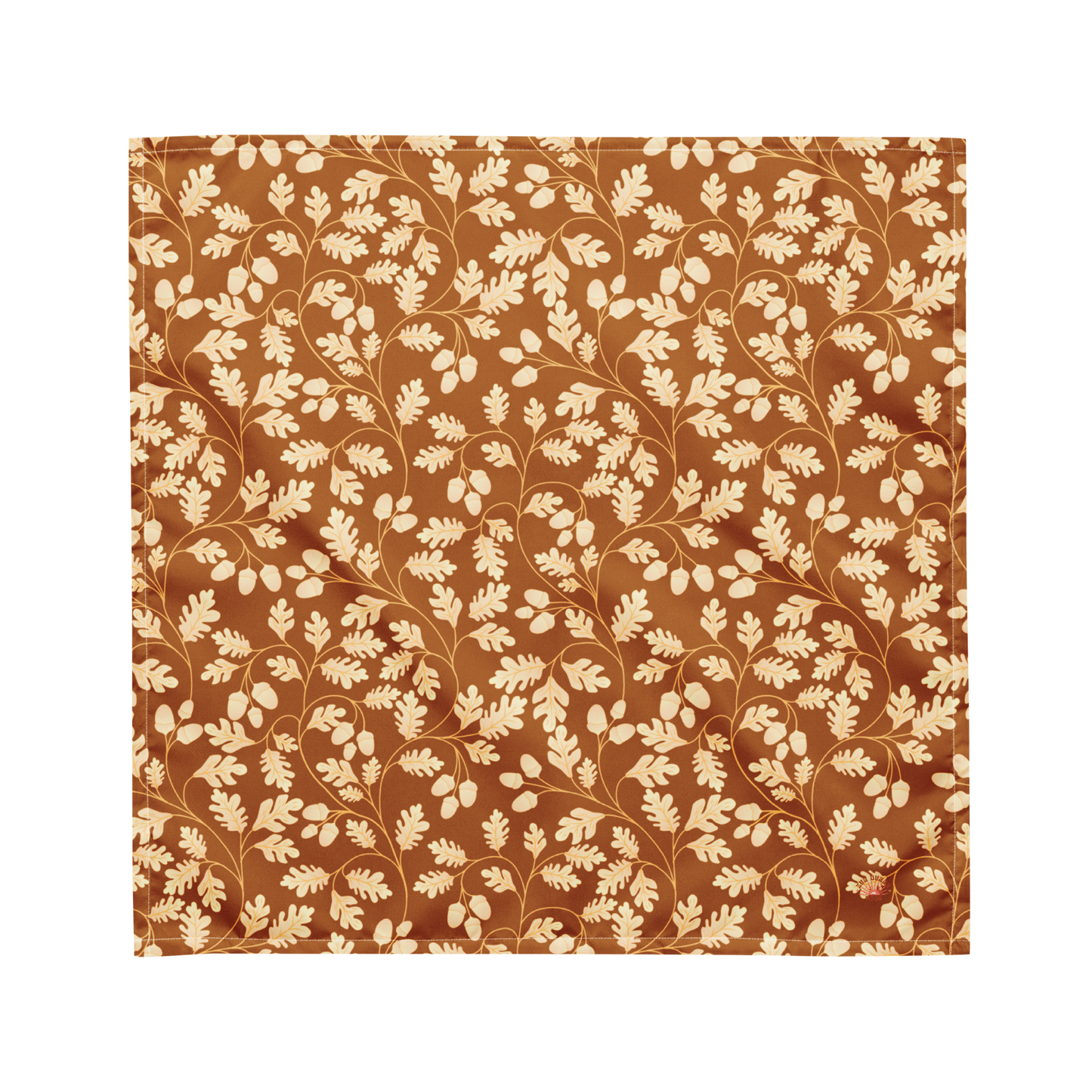 Autumn Leaf Print Recycled Bandana