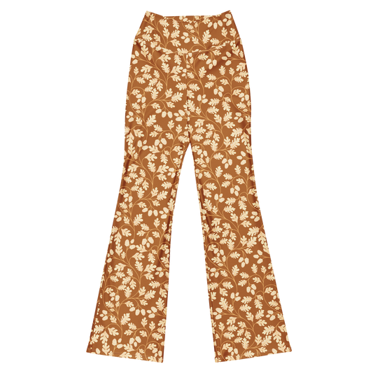 Autumn Leaf Recycled Flare Leggings