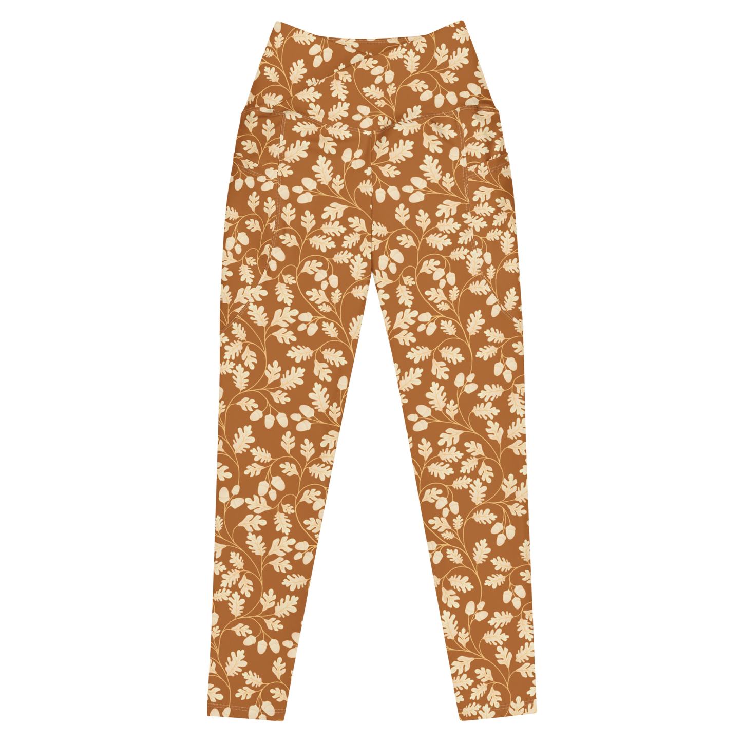 Autumn Leaf Recycled Crossover Leggings