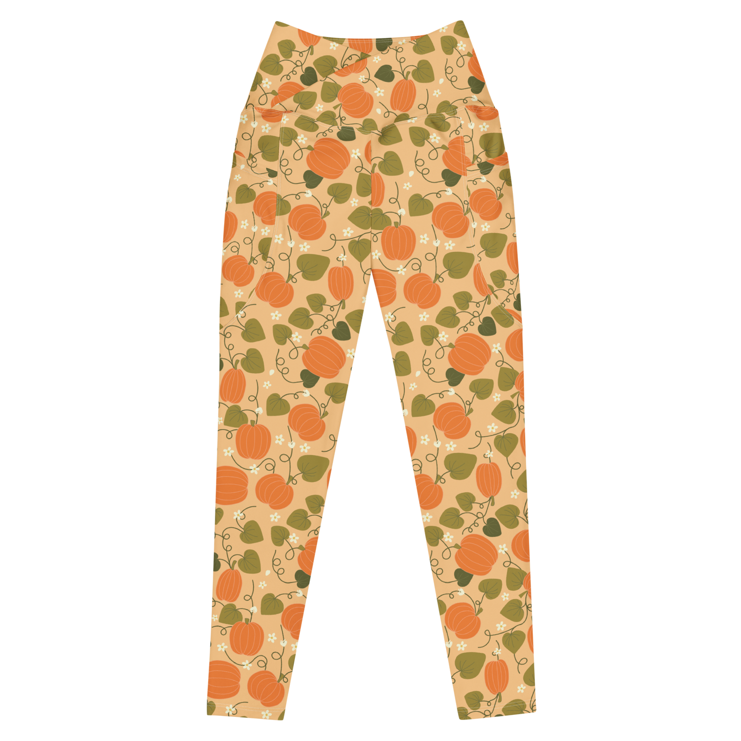 Pumpkin Recycled Crossover Leggings