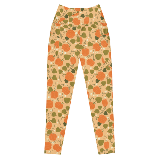 Pumpkin Recycled Crossover Leggings