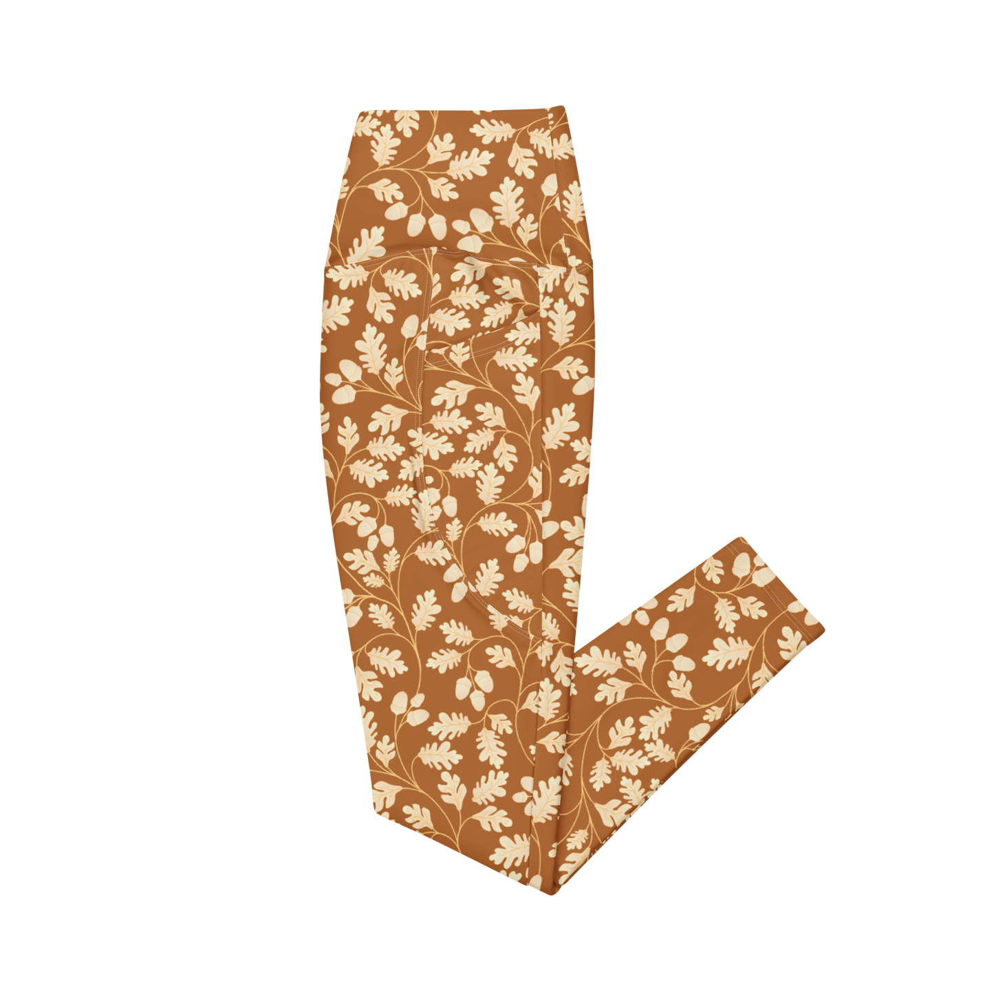 Autumn Leaf Recycled Crossover Leggings