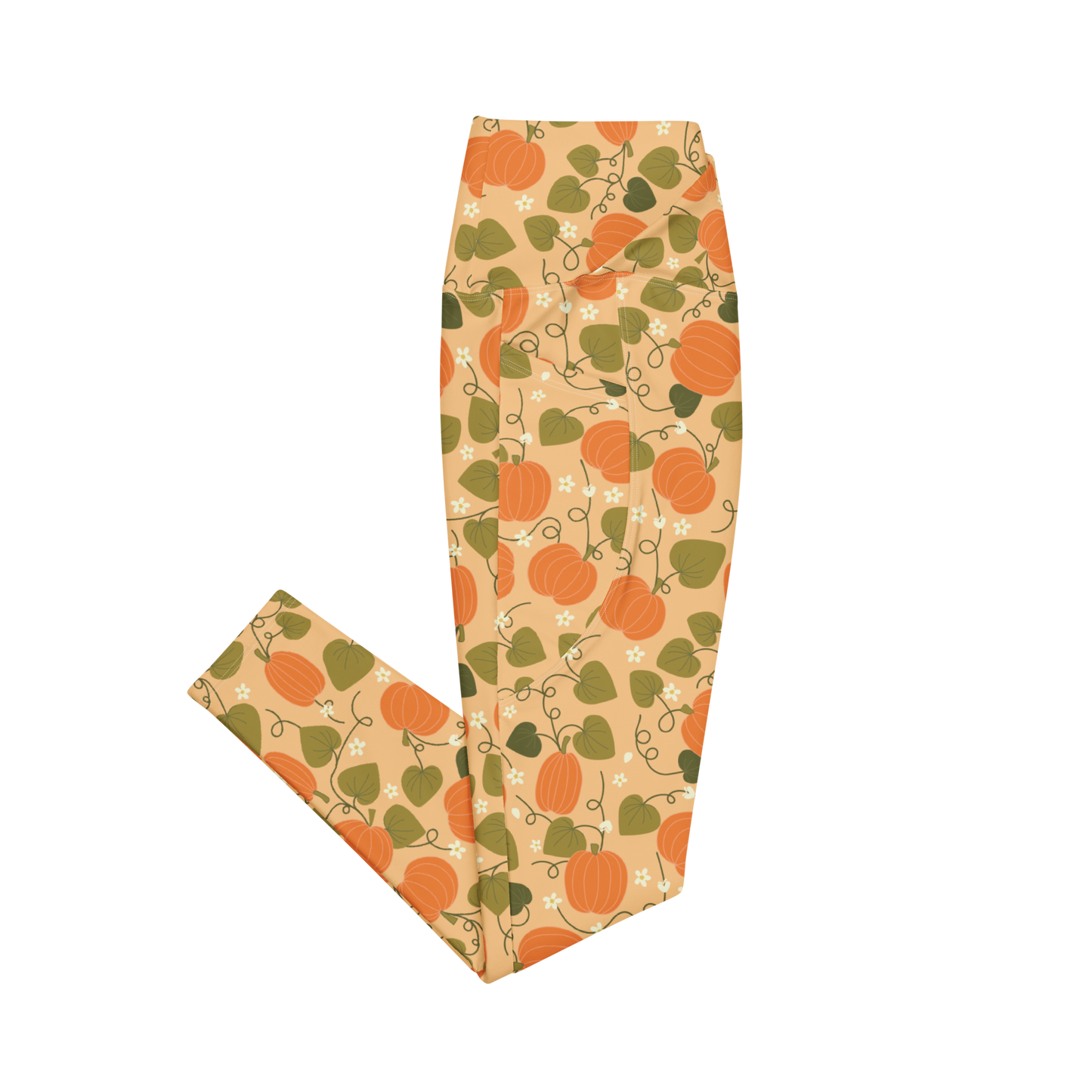 Pumpkin Recycled Crossover Leggings