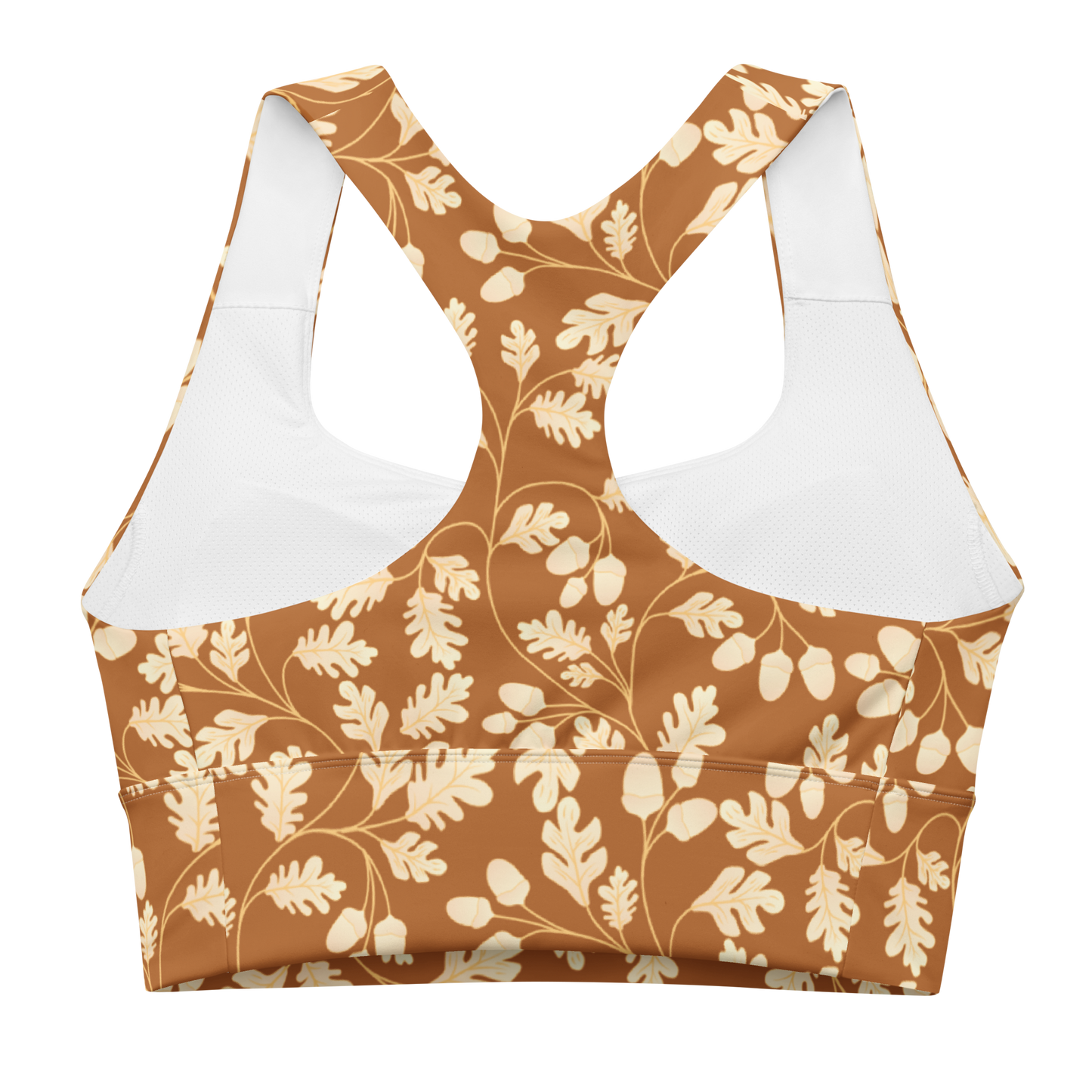 Autumn Leaf Longline Sports Bra