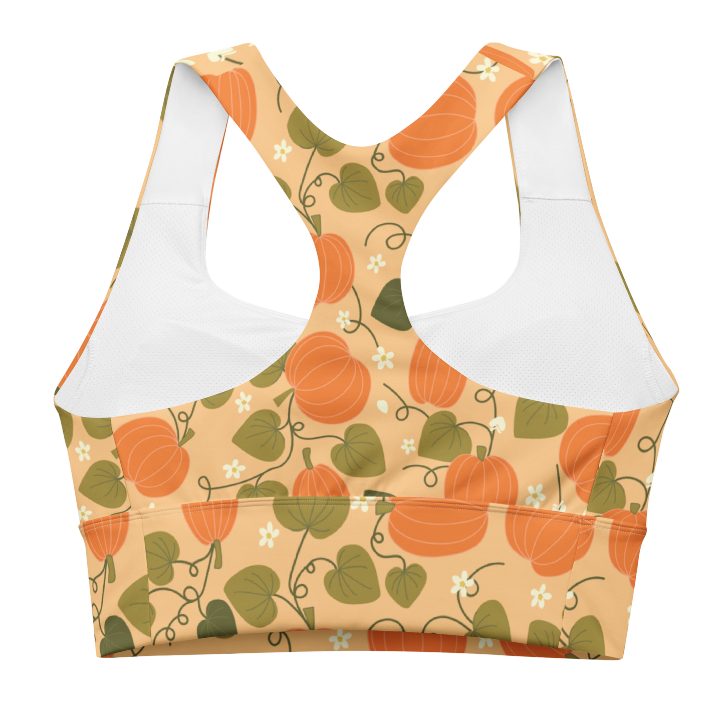 Pumpkin Longline Sports Bra