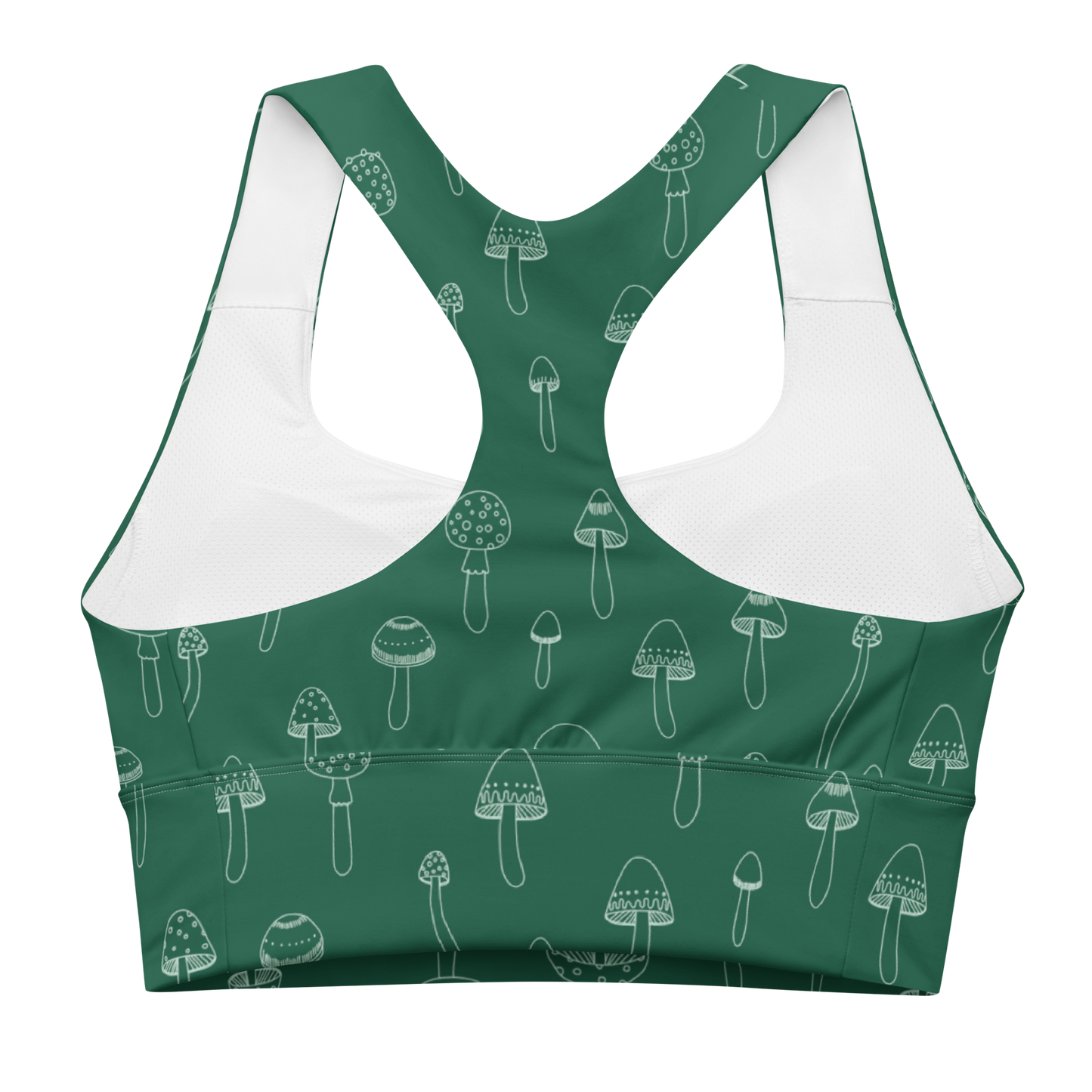 Mushroom Longline Sports Bra