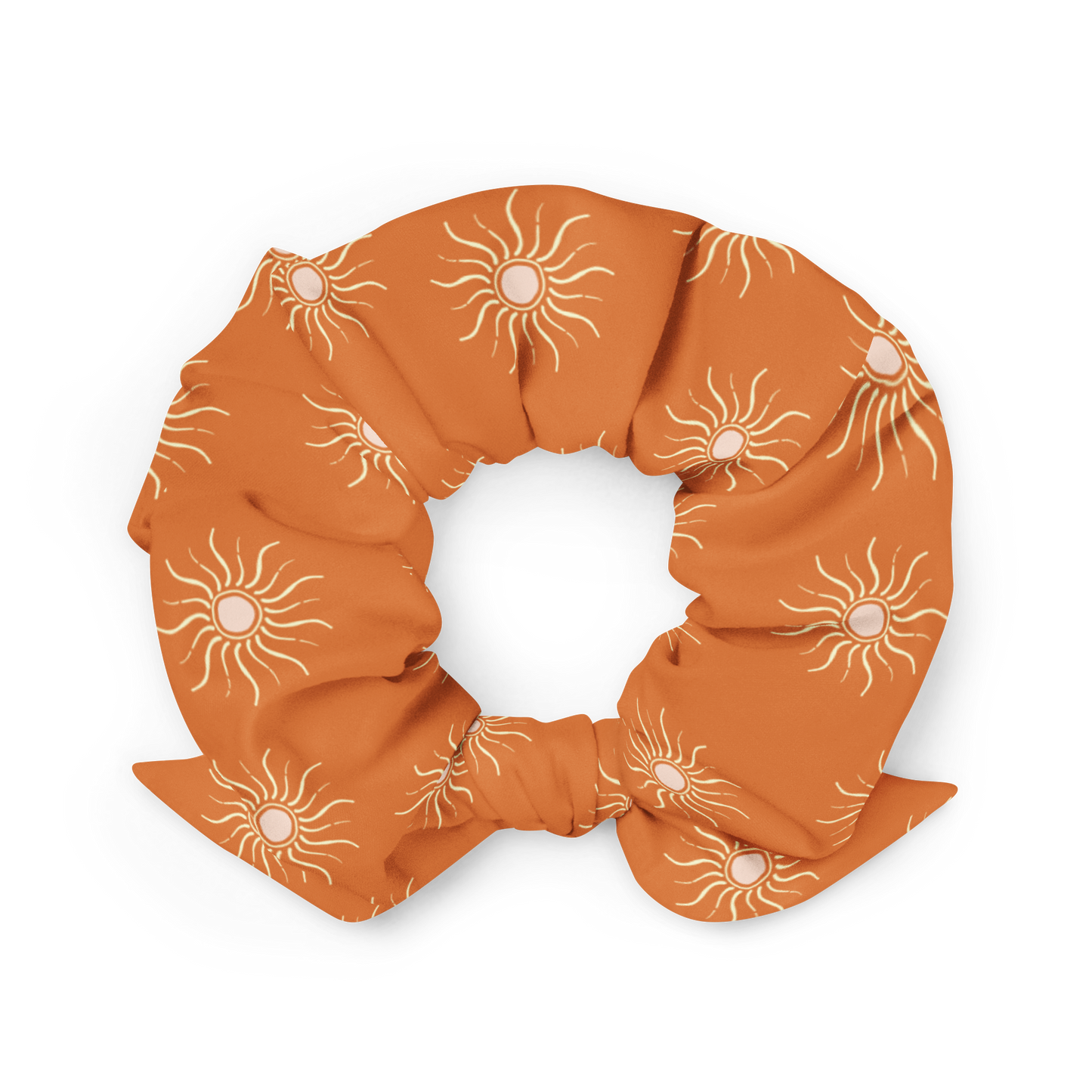 Sun Print Recycled Scrunchie