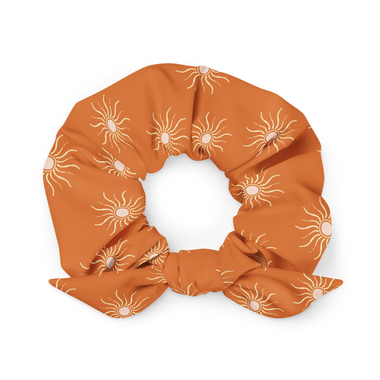 Sun Print Recycled Scrunchie