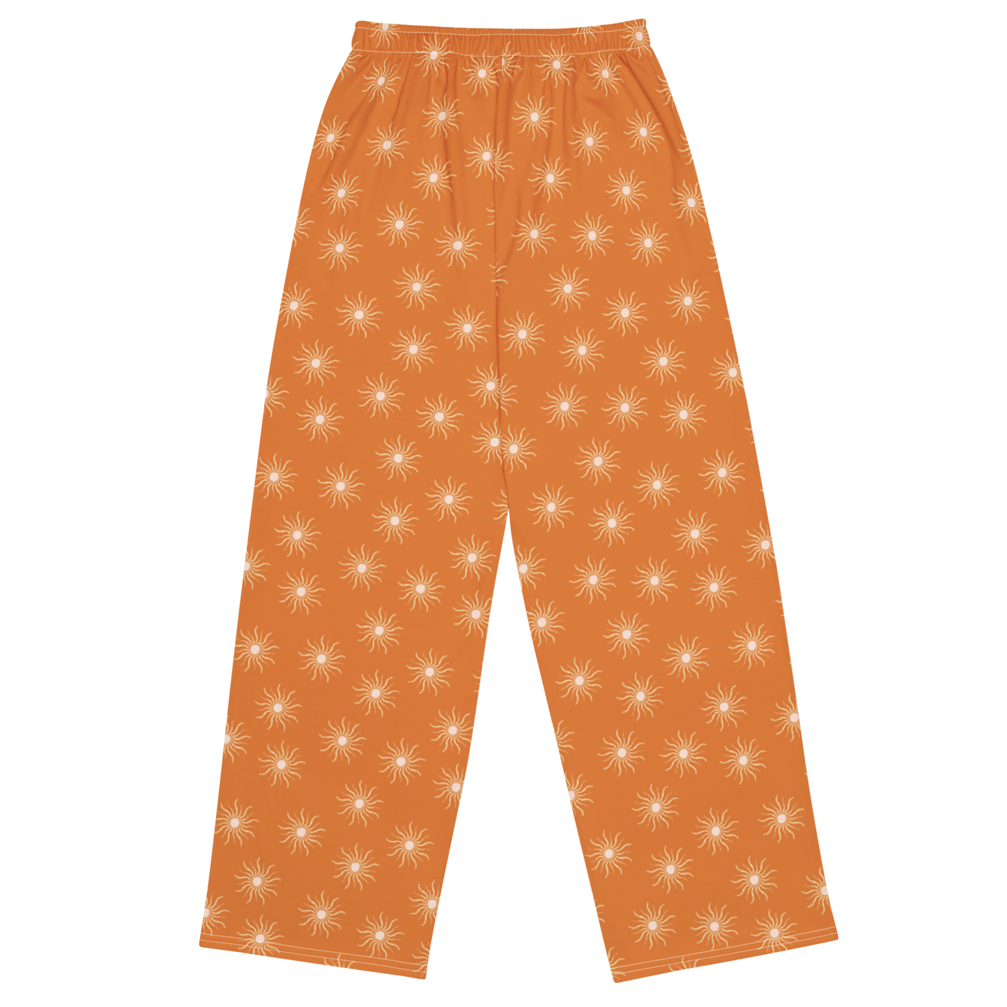 Sun Print Wide Leg Trousers