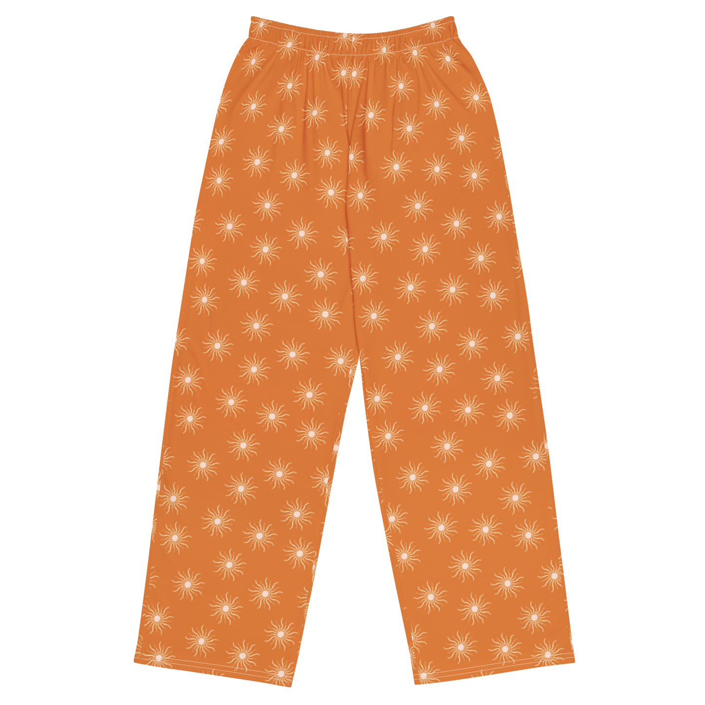 Sun Print Wide Leg Trousers