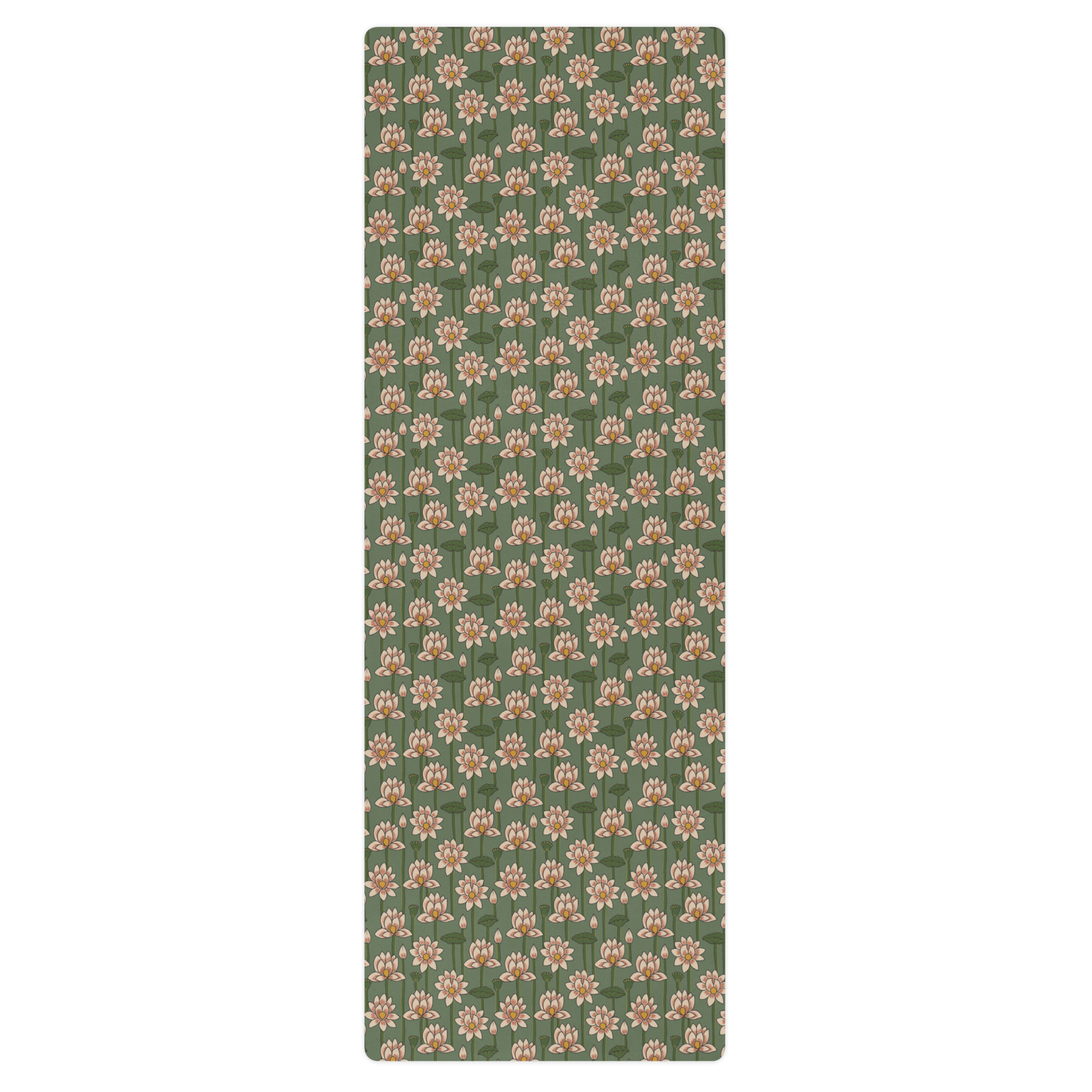 Lotus printed yoga mat online